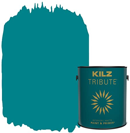 Kilz Tribute Innen Eggshell Farbe und Grundierung in einem, 1 l, Misty Morning (tb-51)