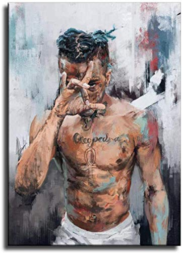 Xxxtentacion Poster auf Leinwand, Kunst-Poster und Wand-Kunstdruck, modernes Familienschlafzimmerdekor-Poster