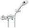 LR116110CR MISCELATORE MONOCOMANDO GRUPPO VASCA CON DUPLEX SERIE LIRA UNO NOBILI