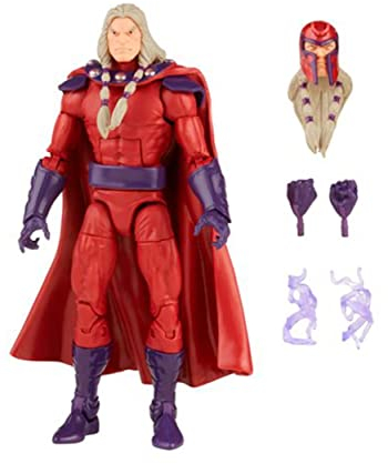 Marvel Hasbro Legends Series 15-cm Scale Action Figure Toy Magneto, Premium Design, 1 Figure, and 5 Accessories