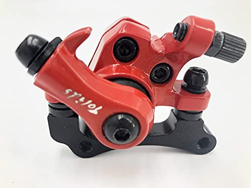 SPEDWHEL Freno a disco in ferro da 10 pollici, pinza del freno per monopattino elettrico KUGOO M4 e M4 PRO (anteriore)