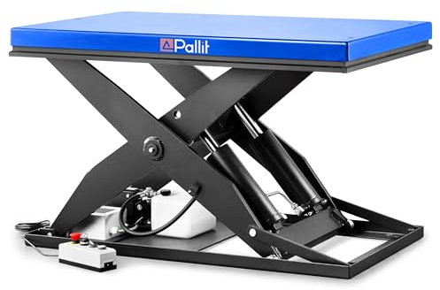 Stationärer Pallit Hubtisch TABLE elektrisch | 1000 kg Tragkraft | 1010 mm Hubhöhe | 1300 x 800 mm Plattform | Hebebühne