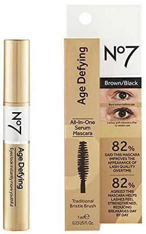No7 Age Defying All-In-One Serum Mascara 7ml braun/schwarz