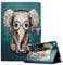 CXTcase Custodia per iPad 9.7 2018 2017 / iPad Air 2 / iPad Air, Leggero Portafogli Funzione Supporto Custodia iPad 9.7, Magnetica Tavoletta Cover iPad 9.7 2018 2017/ iPad Air 2/ Air, Elefante