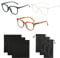CQQNIU 3 PC Anti-Blaulicht-Brille Anti-Augenermüdung Kopfschmerzen Schwarzer Rahmen Unisex Gaming-Brille Quadratisch (Kostenlos 3 Brillentücher, 3 Brillenbeutel)