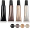 Ideen mit Herz Perlen-Pen Set metallic | 4 Pens à 25 ml | Perlen-Optik für Papier, Textilien, (weiß, creme, taupe, schwarz)