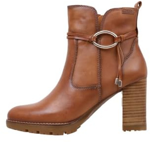 Pikolinos Connelly Stiefeletten mit Absatz Damen | Aus Leder | Reißverschluss | Hoher Absatz | EU-Größe 35–42