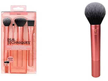 Real Techniques Kit pour un fond de teint impeccable & Pinceau poudreur