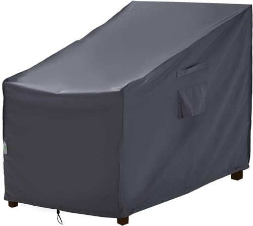 F&J Outdoors Gartenstuhl Abdeckung Wasserdicht Gartenmöbel Abdeckung Schutzhülle Gartenmöbel Lounge Schaukel Adirondack Schutzhülle für witterungsbeständige Möbel 84x86x65/81cm