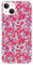 1001coques Coque de Téléphone Compatible pour Apple iPhone 13, Design Liberty Wiltshire Rouge, Imprimée en France, Étui Souple en Silicone, Housse de Protection.