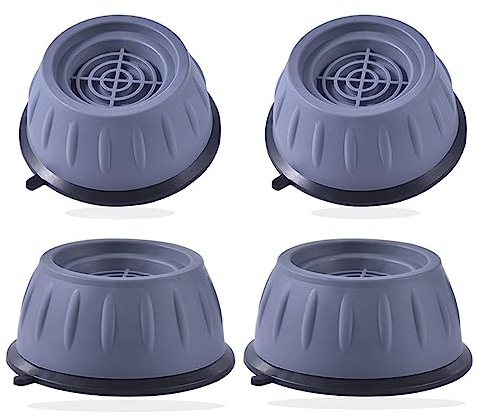 4 Pcs Washing Machine Foot Pads for Anti-Vibration Anti-Walk, Noise Reducing Anti Slip Anti Vibration Rubber Washing Machine Feet Pads, Anti-Walk Dryer Washer Vibration Pads