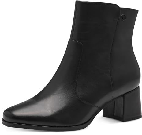 Tamaris Comfort bottines femme à talon cuir avec boucle confort fit