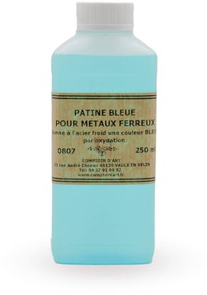 Comptoir d'Art - Patine Bleue (0807) pour Métaux Ferreux (250mL)