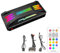 Hsthe Sea ARGB PWM Fan Hub Wireless Computer RGB Light Remote Control 5V 3-Pin ARGB Connectors Colorful RGB Hub With Adjustable Cooler Speed