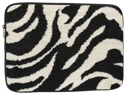 AABSTBFM Laptop-Hülle mit Zebra-Tiermotiv, für 13 Zoll Laptops, stoßfest, Oxford-Gewebe, Schutzhülle für Geschäftsreise, Reisen, Schule, Büro, täglichen Gebrauch