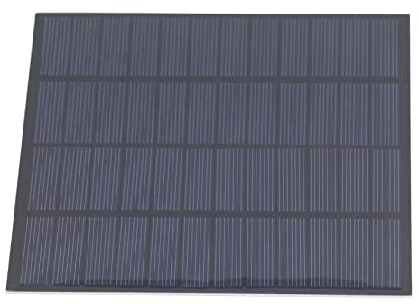 3W 12V Solarpanel, Polysilizium-Solarpanel, Tragbares Mini-Solarpanel 12V 3W Kleines Polysilizium-Solarpanel-Zellenmodul-Ladegerät für den Außenbereich, Solarmodule