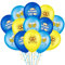 KOBOKO Oktoberfest Deko Luftballons, 24 Stück Deko Oktoberfest Ballons, Blau und Gelb Wiesn Deko Luftballon Set, Bier Deko Luftballon Bayrische Deko, Oktoberfest Deko Luftballons Bier für Wiesn Party