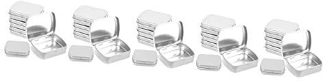 Lurrose 25 STK Aufbewahrungsbox für Süßigkeiten USB Stick Box USB Stick case Zinnspeicher klein Mini Keksdose Süßigkeitenglas Kleiner Aufbewahrungskoffer Aufbewahrungsbehälter mit Deckel