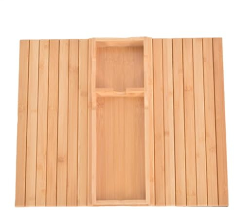 Armlehne für Sofa-Tablett, rutschfest, faltbar, Armlehne aus Holz mit Getränkehalter, rutschfestes und faltbares Tablett, Sofa-Tablett für Getränkebecher mit Fernbedienung