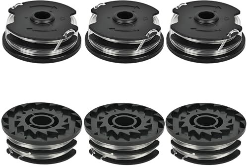 Flaveano Bobine Fil Coupe Bordure pour Parkside Rotofil, 6 Bobines, Fil Débroussailleuse