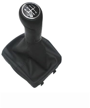 Schaltknauf Schalthebel Für VW Für Polo 9N 9N2 2002-2005 2006 2007 2008 2009 Für Polo 6R Limousine 2010 2011 2012 2013 5-Gang-Schalthebel Schaltknauf Mit Gaitor Auto Schaltknauf(Polo 9N)