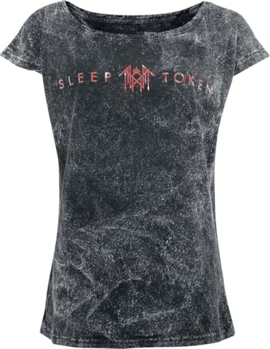 Sleep Token Moon Shadow Frauen T-Shirt schwarz/grau L 100% Baumwolle Band-Merch, Bands