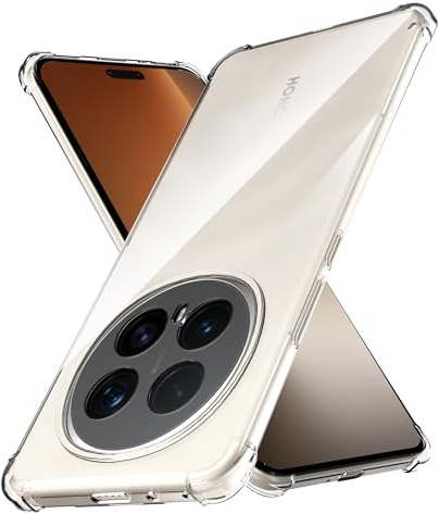 Anoowkoa Handyhülle für Honor Magic 8 Pro/Honor Magic8 Pro Hülle CASE Cover[Transparent Silikon Handy Hüllen] [Stoßfest Kratzfest ] Dünne Durchsichtige TPU Schutzhülle