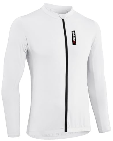 MEETYOO Fahrradtrikot Herren, Atmungsaktiv, Leicht, Schnelltrocknend, Mit Leicht öffnendem Reißverschluss und 3 Rückentaschen, Perfekt für Sommer