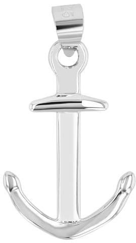 Akzent Anhänger für Damen in 925 Silber, 100% Wasserfest & Hautverträglich