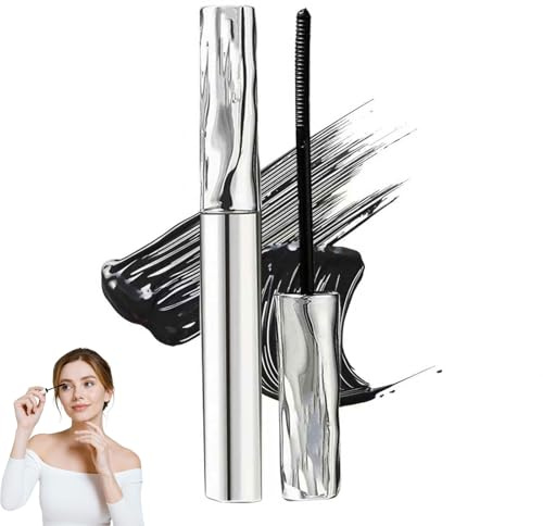 Facelove Iron Eye Mascara ab 50 Jahre, 2026 Waschbare Metal Wand Mascara, Schwarz Wasserfeste Wimperntusche 3D Super Curling, Long-Lasting Volumizing (1 stab)