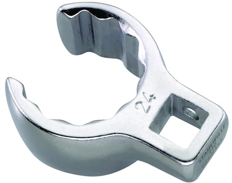 STAHLWILLE Nr. 440 CROW-RING-Schlüssel Schlüsselweite 13 mm Innen-4kant 1/4 L.32 mm AS-drive, Chrome-Alloy-Steel, verchromt