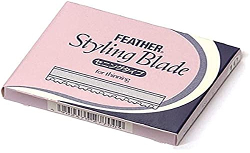 Feather Styling Blade Coiffeur Lames De Plumes, violet Ht, 1x 10 Stück