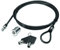 HP au656ut Black Cable Lock – Cable Locks (Round Key, Black, HP 120 W/230 W Advanced Docking Station)