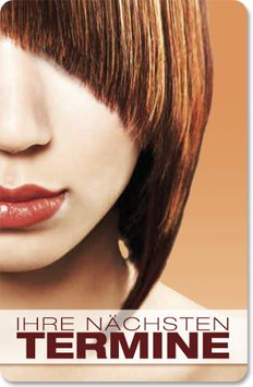 Terminkarten (100 Stück) für Friseure, Beauty, Kosmetik