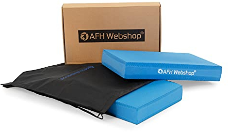 Kompaktes Balance Pad | PREMIUM QUALITÄT | Koordinationsmatte | Training und Verbesserung von Gleichgewicht & Stabilität | Ganzkörpertraining, Gymnastik, Yoga, Pilates (Blau)