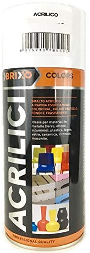 Brixo Spray Metallizzato Rosso Colors Diamantato Acrilico 400ml