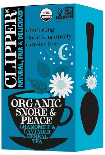 Clipper Organic Chamomile, Lemon & Lavender Sleep Time 20 Tea Bags 30g