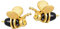 ✦ Weihnachtsgeschenke ✦Springlight Ohrringe Schöne Honigbiene Ohrstecker Ohrringe Silber 925 Handgemachte Schmuck Damen Geschenke für Frauen.(Gold)