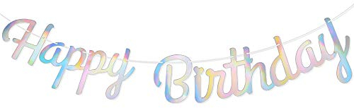 VINFUTUR Striscioni Compleanno Ghirlande Decorazioni Feste di Compleanno Birthday Banner Bandierine di Buon Compleanno Happy Birthday