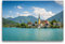 Premium Textil-Leinwand 75 x 50 cm Quer-Format Sommer am Tegernsee | Wandbild, HD-Bild auf Keilrahmen, Fertigbild auf hochwertigem Vlies, Leinwanddruck von Martin Wasilewski