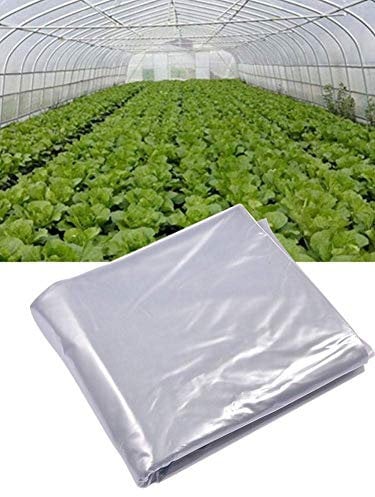 Greenhouse Film Plastic Cover - Garden Poly Tunnel - Heavy Duty Polythene Plastic Sheeting Garden DIY Material - For Greenhouse Roof Panels Foil Hothouse (3x4 m)