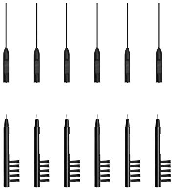 Be In Your Mind 12Pcs Hearing Aid Cleaning Tools, Earpiece Earmold Clean Wire Vent Cleaner & Magnet Brushes with Wax Loop for Hear Aid Earphones