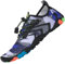 SAGUARO Scarpe da Scoglio Uomo Scarpette da Scoglio Donna Scarpe Mare Antiscivolo Scarpette Mare Scarpe Acqua Asciugatura Rapida Scarpe per Spiaggia Immersione Surf Viola Gr.45 EU