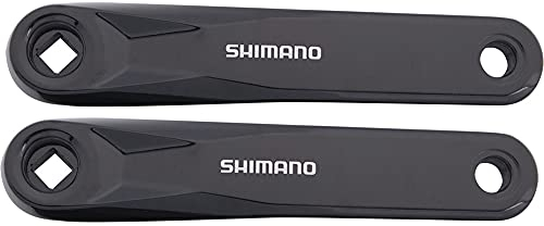 Shimano Unisex – Erwachsene Steps Kurbelarmsatz, schwarz, 175 mm