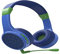 Hama Bluetooth Kopfhörer Kinder (2 Mikrofone, Kinder-Kopfhörer Lautstärkebegrenzung 85dB, biegsamer Kopfbügel einstellbar, On-Ear-Kopfhörer weiche Polster f. Schule, Freizeit, Homeschooling) blau-grün