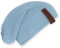 KNIT FACTORY - Coco Mütze - Strickmütze für Damen und Herren - Slouch Beanie - Wintermütze mit Wolle - Hochwertige Qualität - Celeste