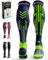 Bas de Contention Homme & Femme (1 Paire) - Chaussettes Compression Sport, Running, Ski, Athlétisme - Manchons Contention Voyage, Travail & Récupération - Chaussettes Longues Respirantes Laine Mérinos