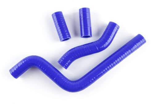 LUXERAD Tuyau de refroidissement en silicone pour radiateur Yamaha YZ250 YZ-250 1996 1997 98 1999 2000 2001 (bleu)