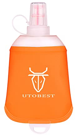 UTOBEST Borraccia morbida da corsa, bottiglia d'acqua pieghevole per trail running, pacchetto idratante, escursionismo, ciclismo, arrampicata, 150 ml x 1 pezzo