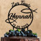 Wunschtext Cake Topper aus Acryl zur Taufe | personalisiert mit Namen und Datum | Kuchendeko Tortenstecker | schwarz | Kuchendekoration und Tortenschmuck 100% Made in Germany